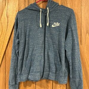 Nike light weight woman,s zipper hoodie jacket size S